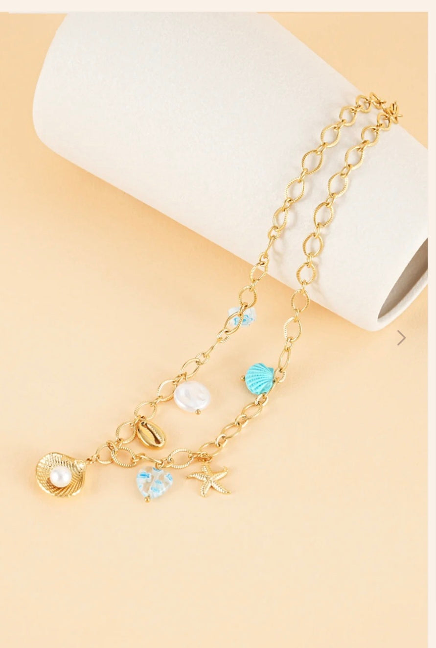 Collier saphir