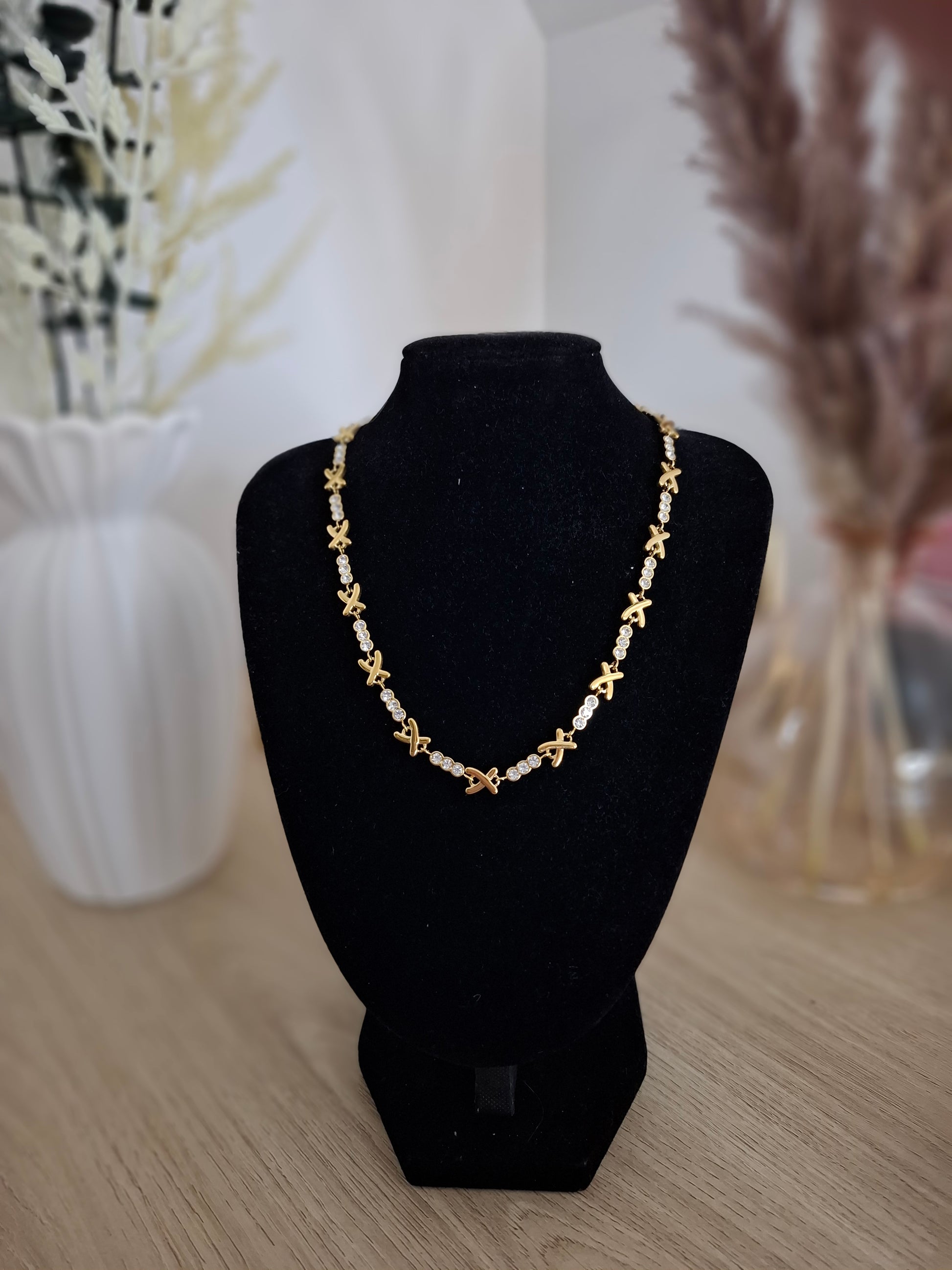 Collier strass