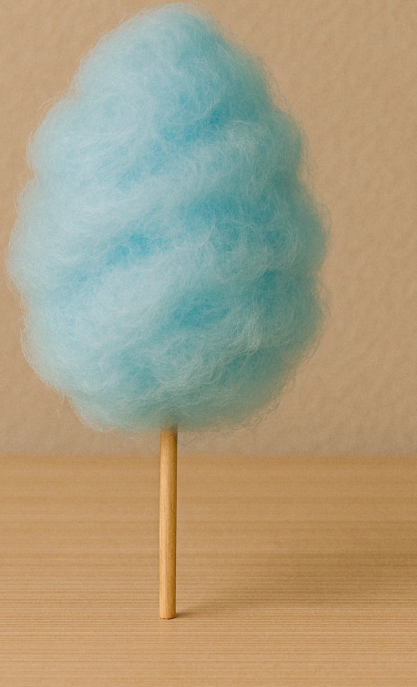Barbe a papa bleu