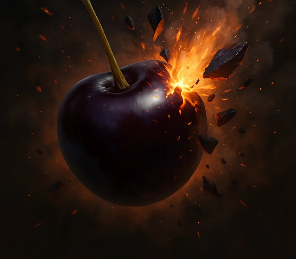 Cerise noire explosive