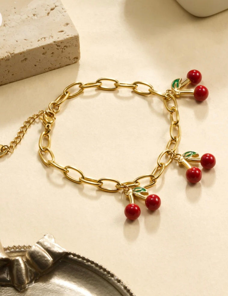 Bracelet cerise