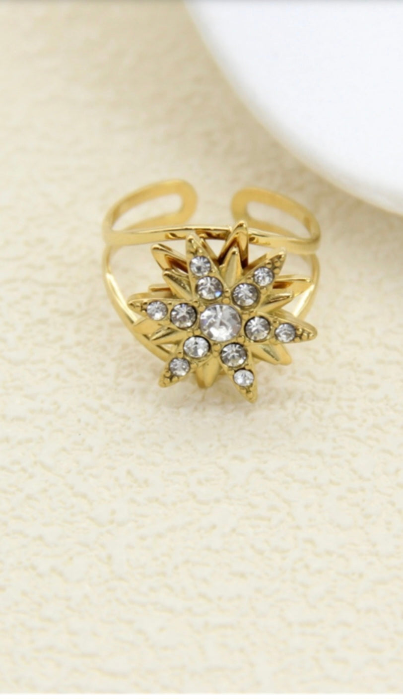 Bague anti-stress étoile