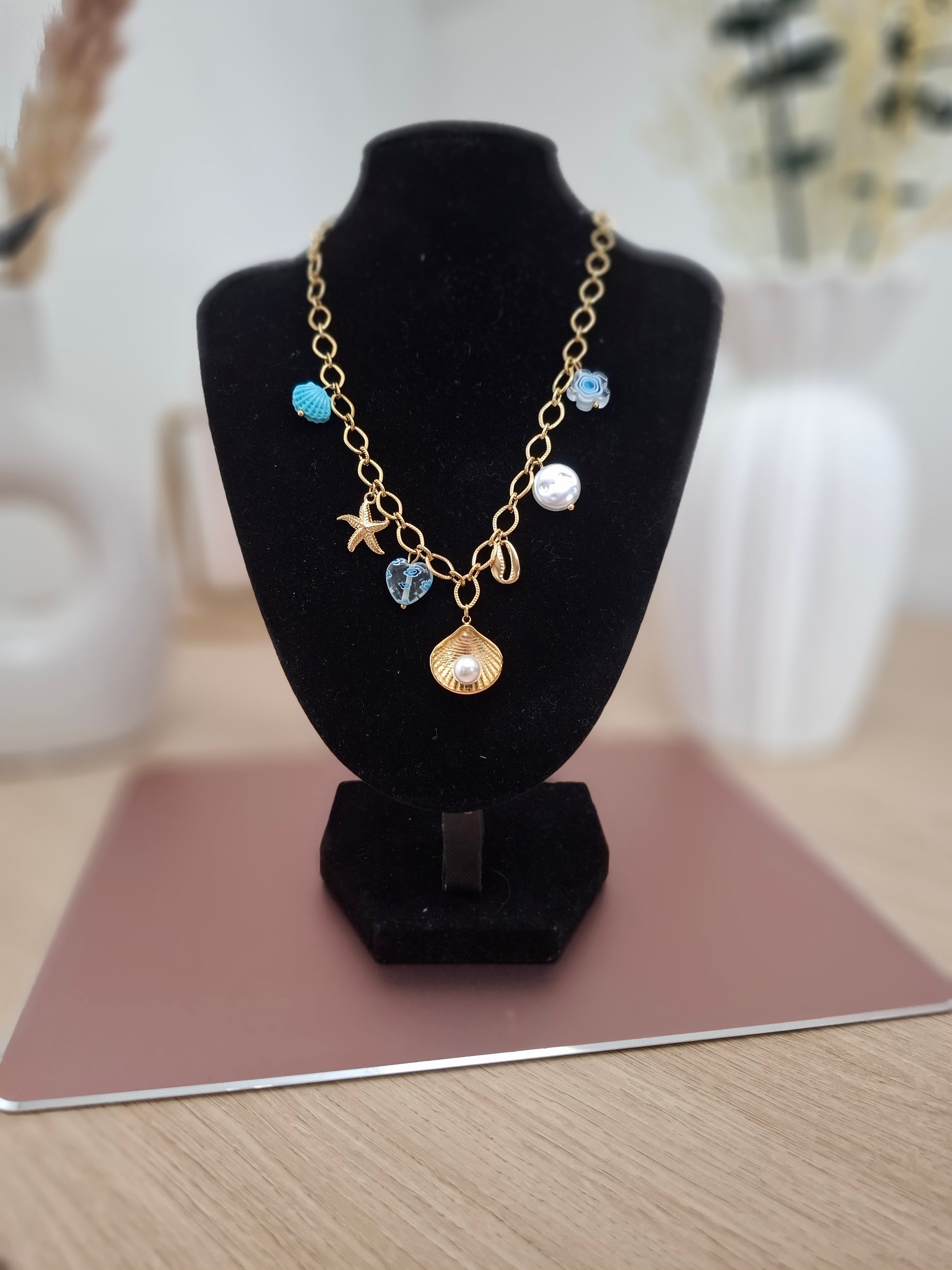 Collier saphir