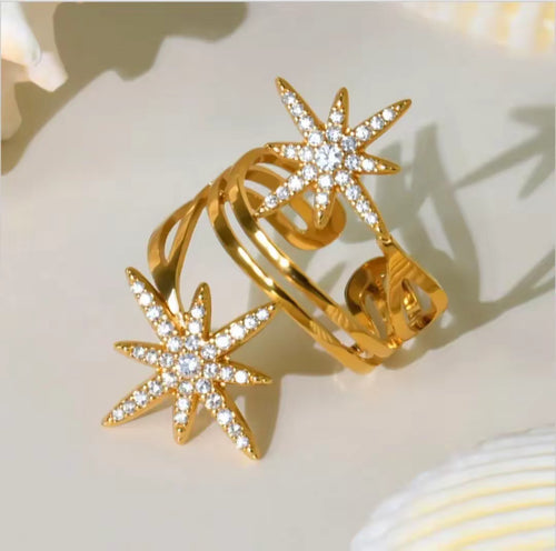Bague etoile